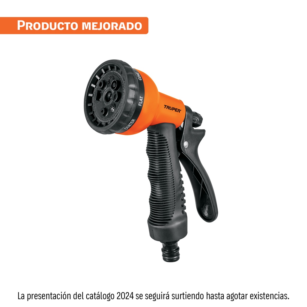 PISTOLA P/MANG PLAST 9 FUNCIONES PR-409 TRUPER #18482 #10119