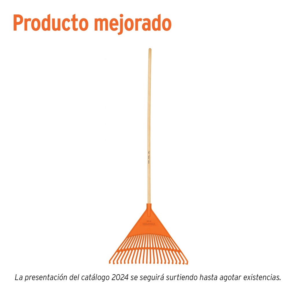 RASTRILLO PLAST 22DTE RÍGIDO C/CABO EP-22R TRUPER #8748 19786