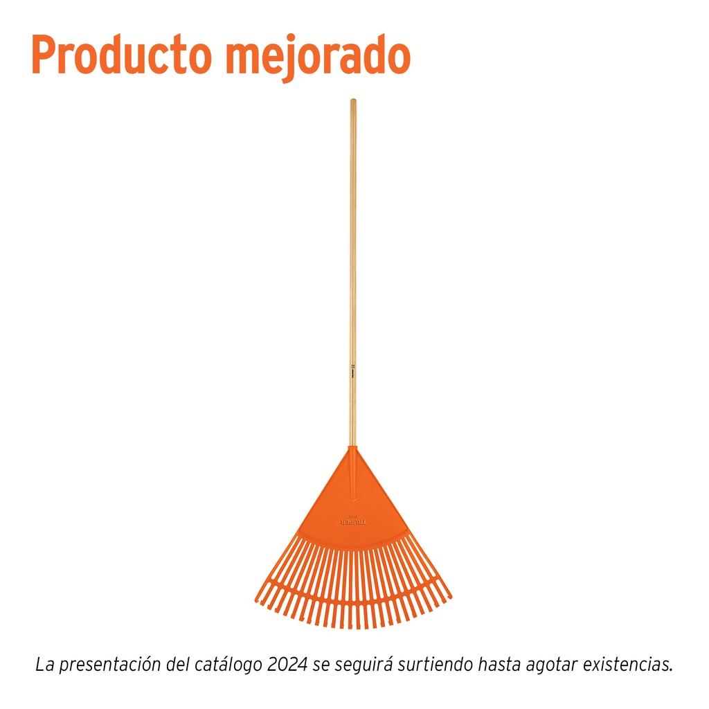 RASTRILLO PLAST 26 DIENTES FLEX C/CABO EP-26F TRUPER #13830 19787