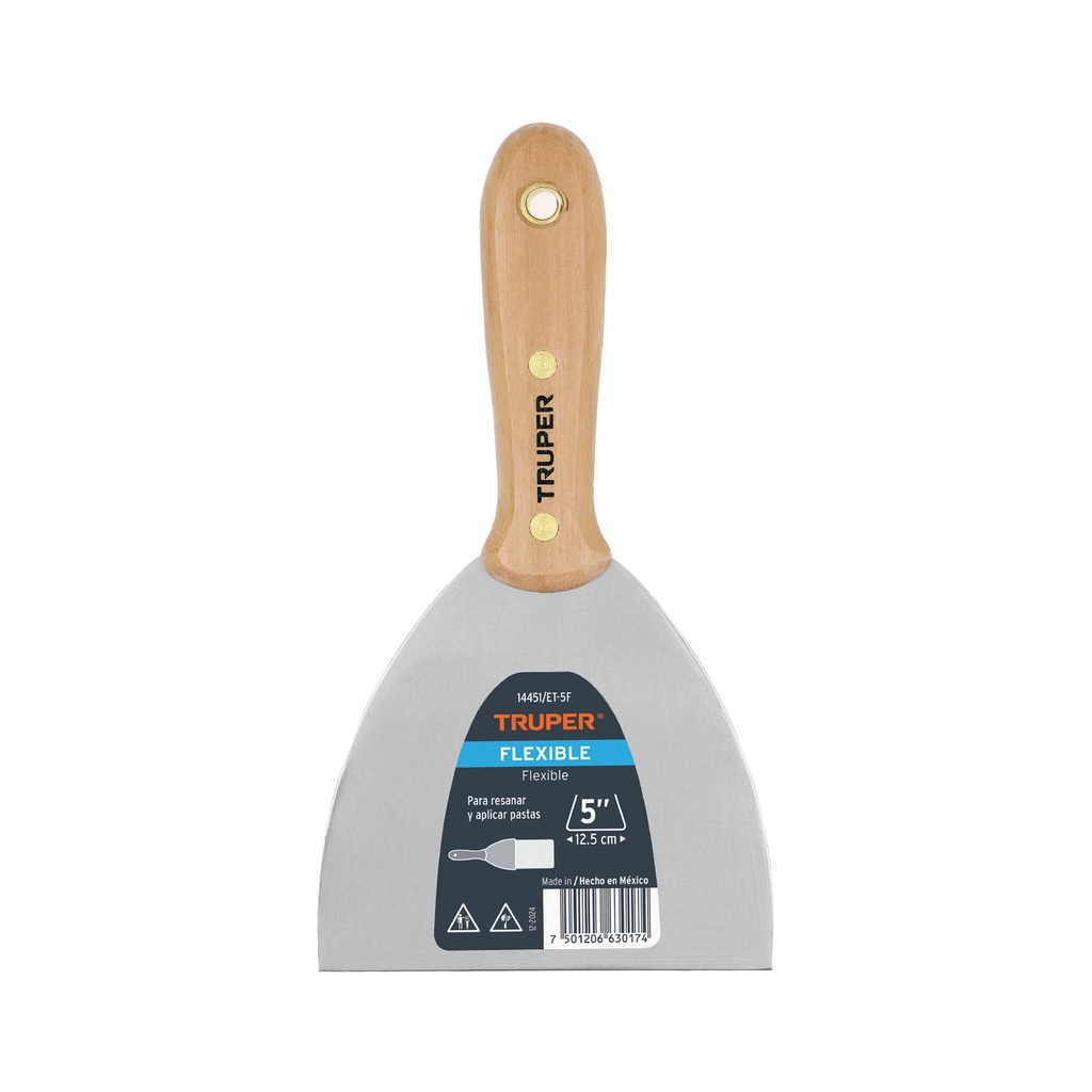 ESPATULA MADERA FLEXIBLE 5" ET-5F TRUPER