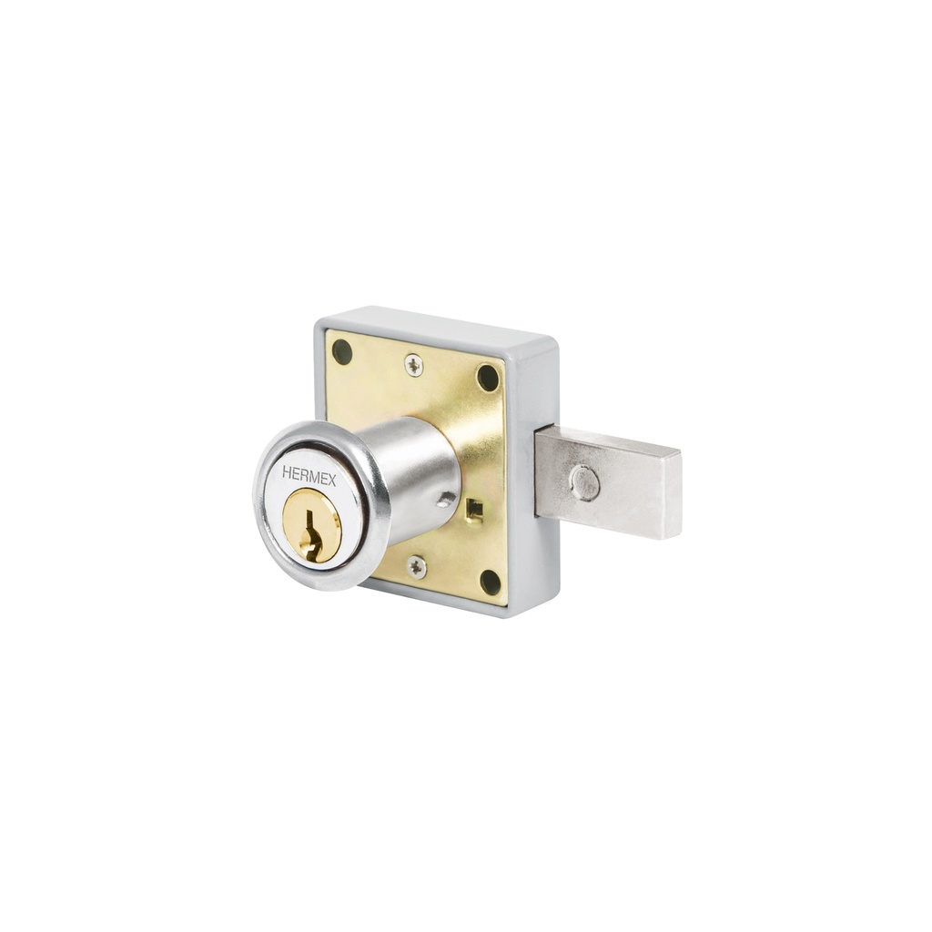 CERRADURA P/GAVETA CROM HORIZ CM-26C HERMEX -TRUPER 43560 #13833
