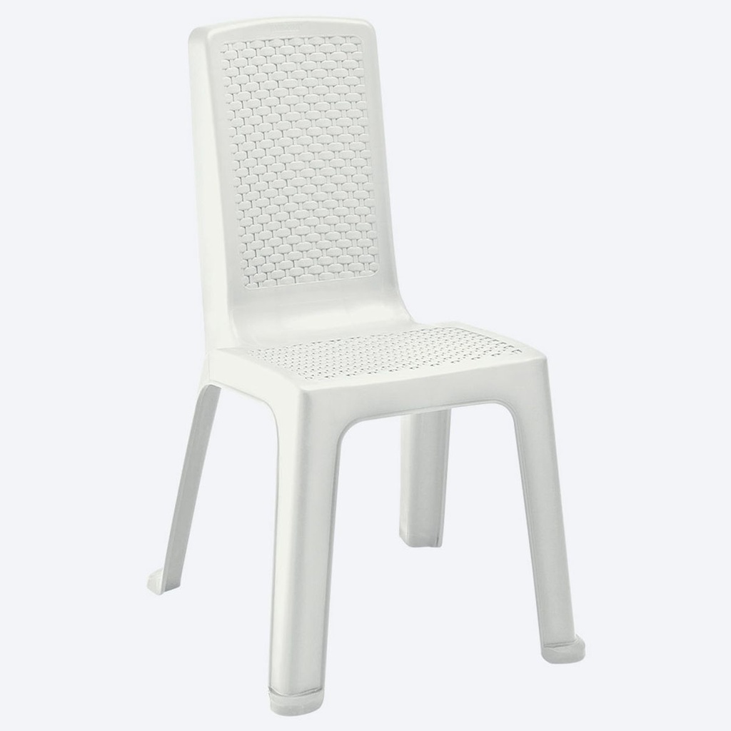 SILLA ETERNA S/BRAZO BLANCO NIEVE #7807/14748 RIMAX