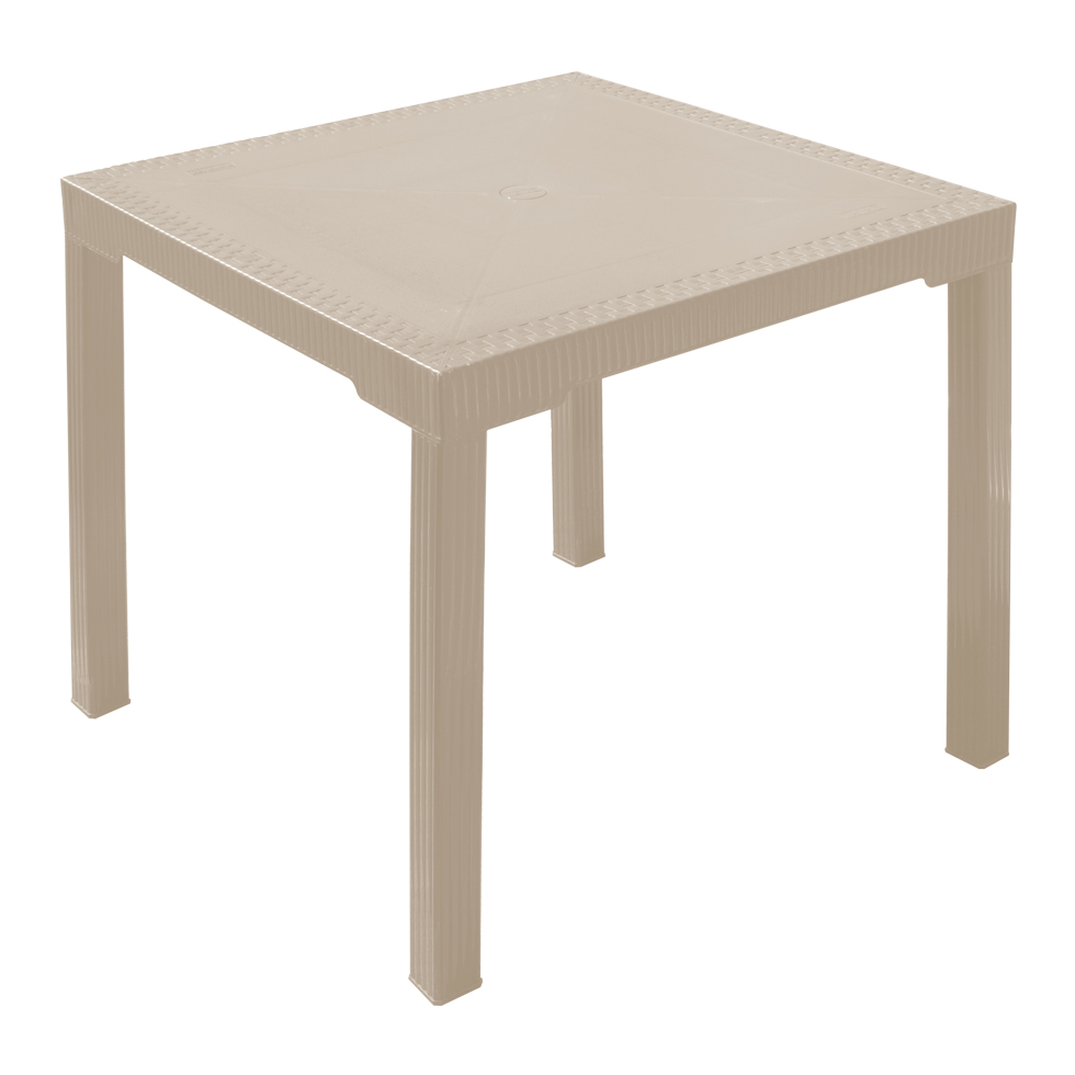 MESA CUADRADA PREMIUM RATTAN  COCOA PLASTIMAS 5000212 #30820