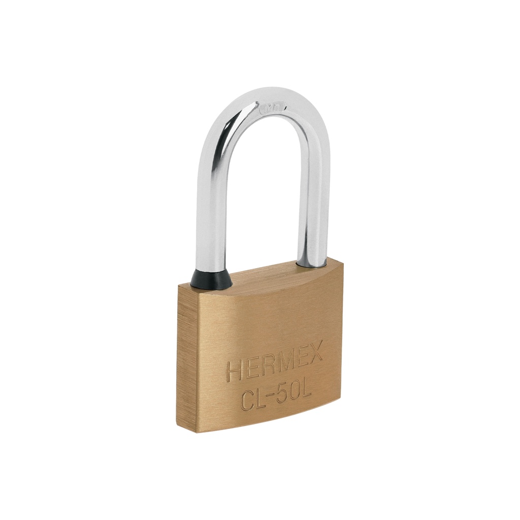 CANDADO LATON ESPIGA LARGA CL-50L HERMEX-TRUPER 43439 #13091