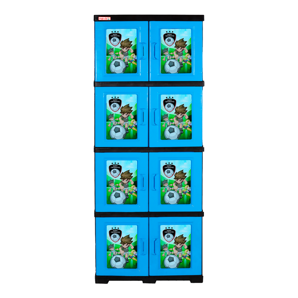 GABINETE MULTIUSO 4NIV IMPRESO FUTBOLISTA PLASTIMAS #GABINETEFUTBOL