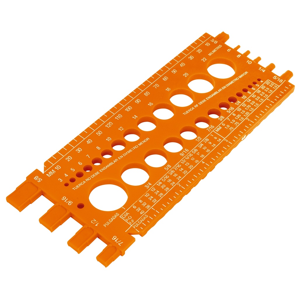 REGLA CALIBRADORA MULTI-USO 22CM REGLA-22 TRUPER #24452 #10811