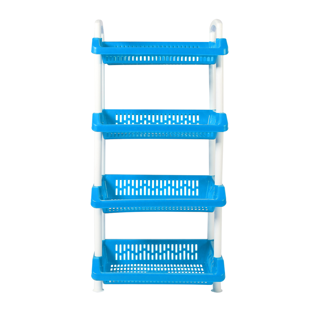 CESTA MODULAR 4 NIVELES AZUL CIELO PLASTIMAS #30270