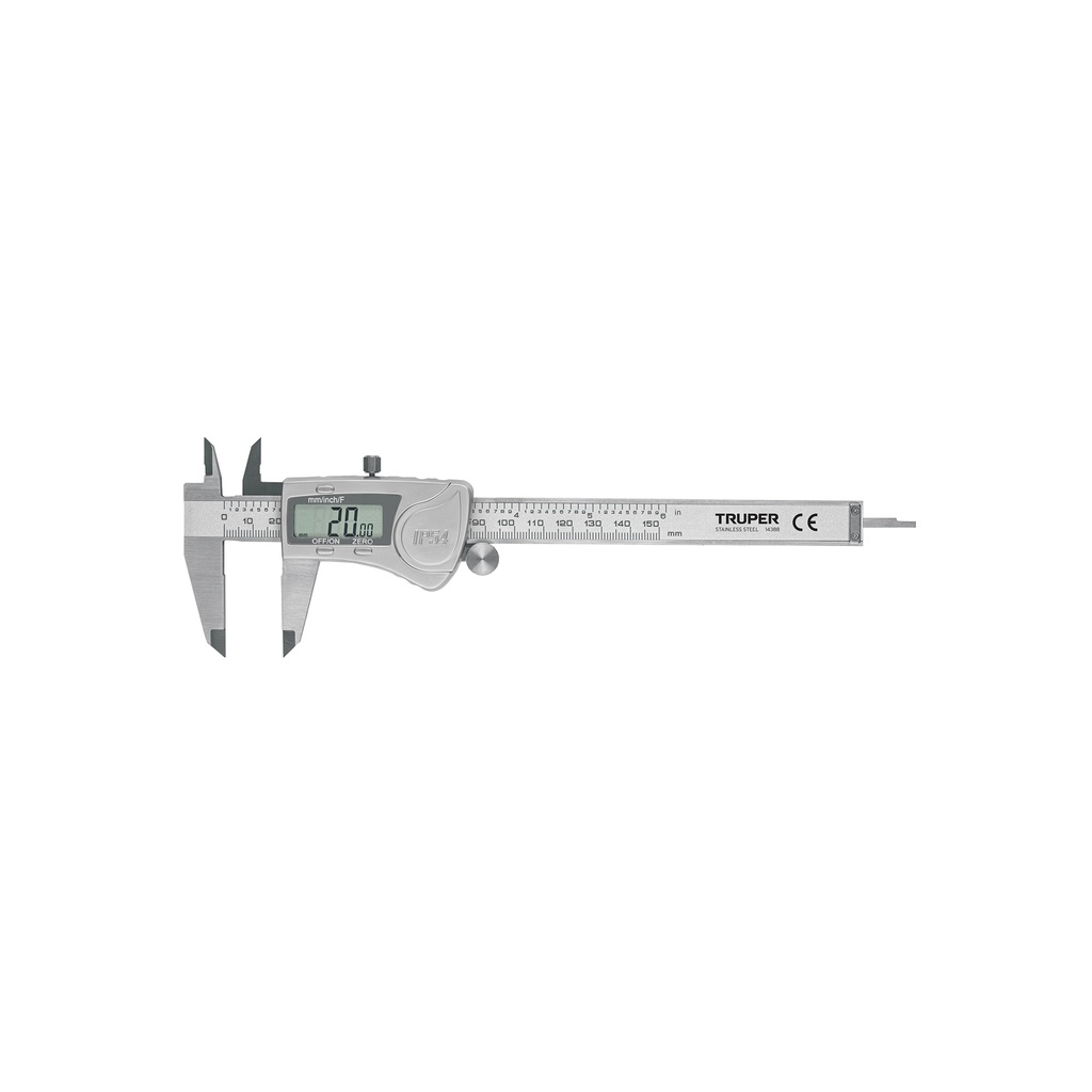 CALIBRADOR DIGITAL ( 0"-6") TRUPER # CALDI-6MP #9531