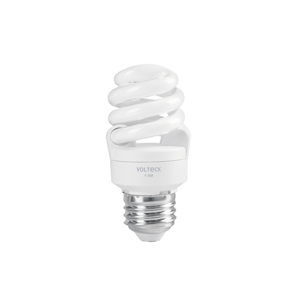 BOMB. FLUO 7W MINI-ESPIR F-7EM VOLTECH-TRUPER #13070