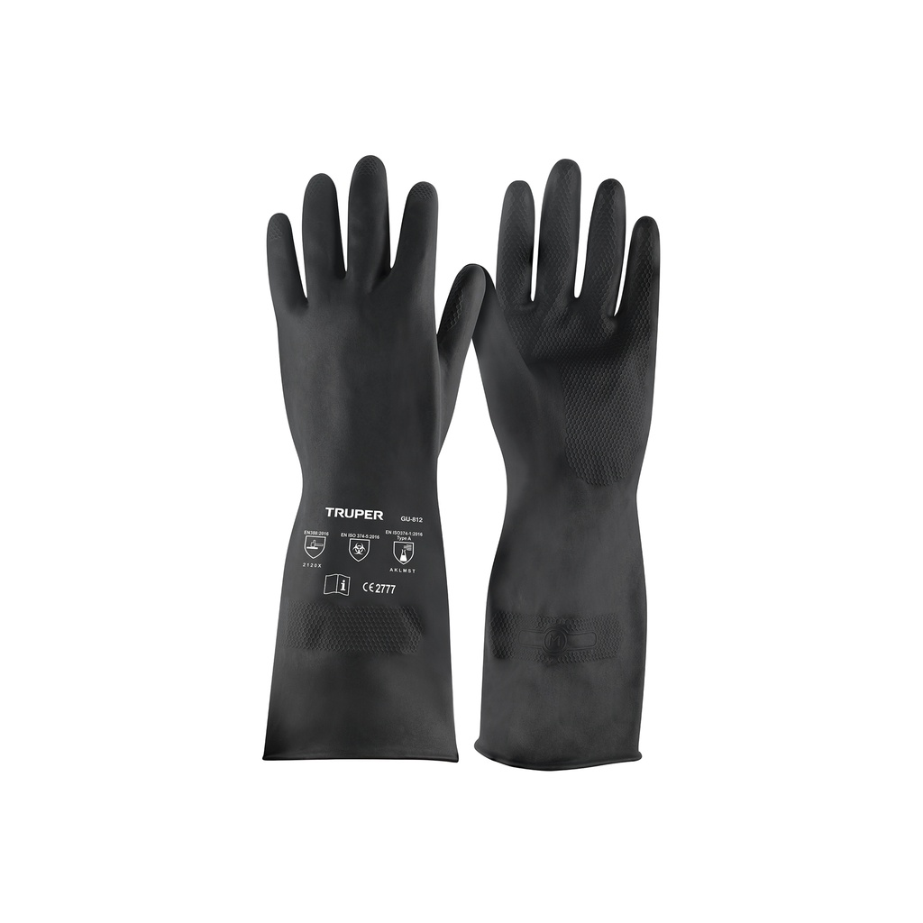 GUANTE POLICLOROPRENO MED P/ QUIM GU-812 TRUPER #14270