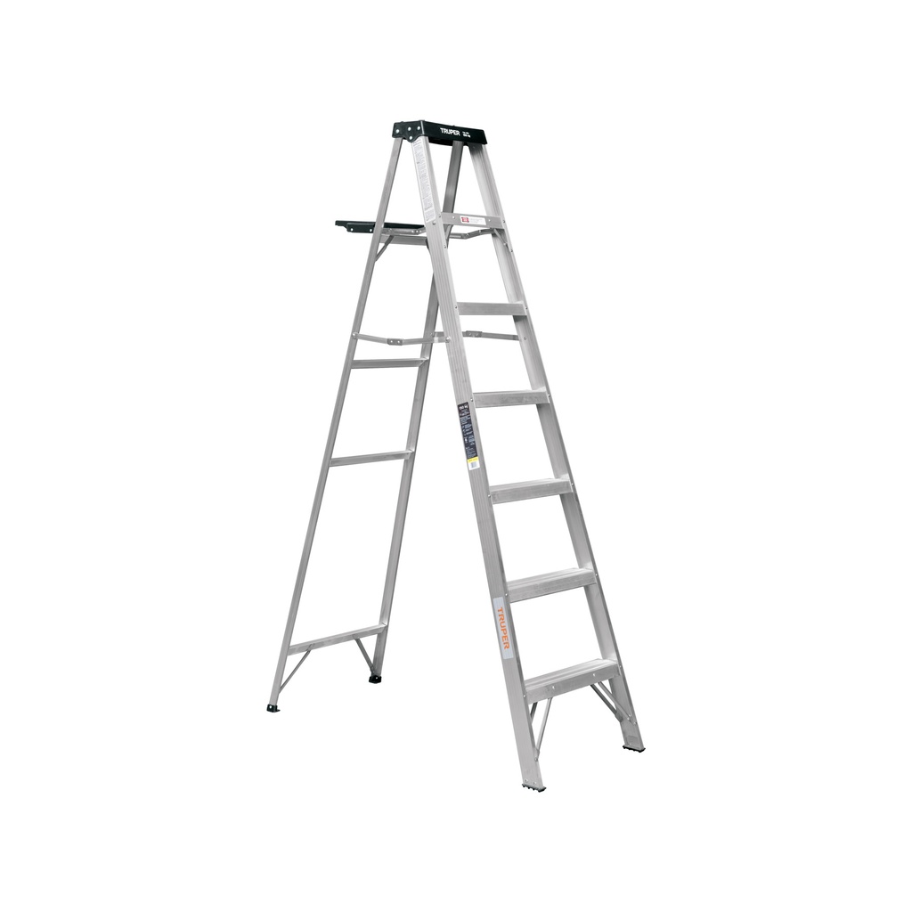 ESCALERA ALUM T/TIJERA 7 PELDAÑOS EST-36 TRUPER #26825