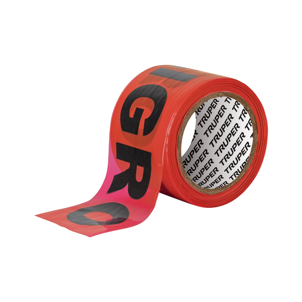 CINTA PLAST PELIGRO ROJA 100M CIDE-102      TRUPER 39064