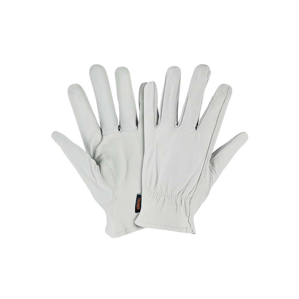 Guantes de piel de cabra, tipo operador, Truper #14286