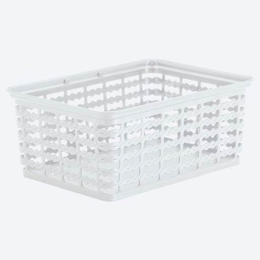 [573] CANASTA DECO M #9411-XP DECO BLANCO RIMAX #31309
