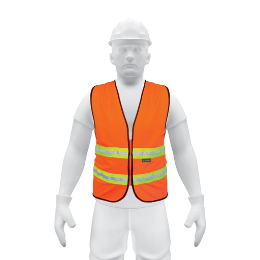 [24825] CHALECO SEGURID C/REFLEC NARANJA CHS-600N TRUPER#16622