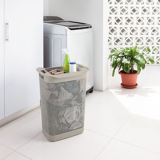 [26039] CESTA DE ROPA LINUM50 LTS #11784 RIMAX #36497