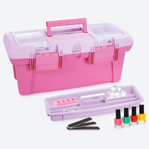 [26160] CAJA VANITY 18 ROSA RIMAX #10823