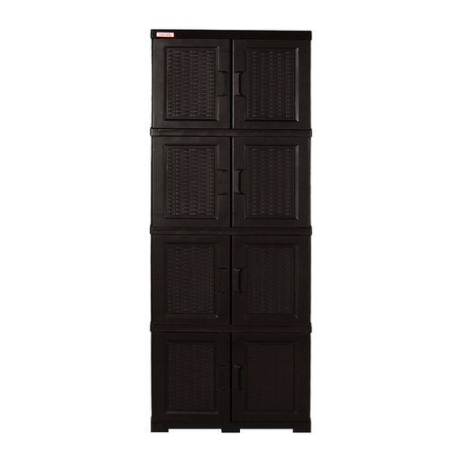 [27813] GABINETE MULTIUSO 4N RATTAN CAFE PLASTIMAS #38404