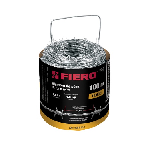 [27816] ALAMBRE PUA #15 100M 4.8KG ALPU15-100 FIERO-TRUPER  #24440
