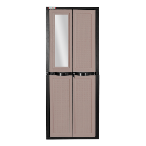 [29177] ARMARIO CLASICO RATTAN 3 REPISAS COCOA PLASTIMAS #22199