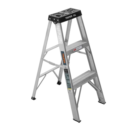 [29642] ESCALERA ALUM T/TIJERA TIII 3P 91kg EST-32 TRUPER #17272