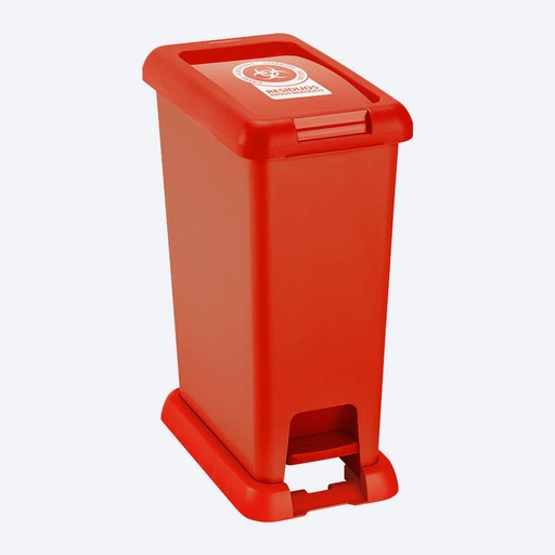 [13091] Basurero para reciclaje 35L rojo 12223-XP Rimax