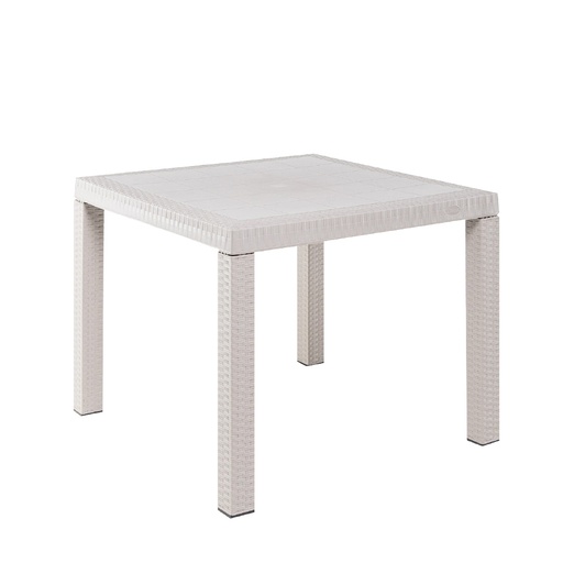 [3309] MESA PLASTICA ETERNA RATAN - BEIGE #P0036