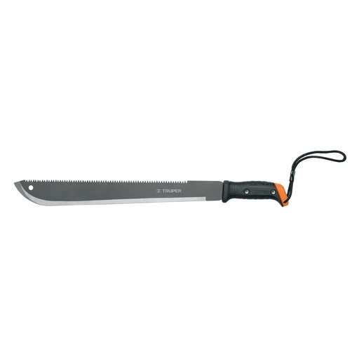 [4517] CUCHILLO DOBLE FILO C/SIERRA 18"BLT MACH-18 TRUPER #15893