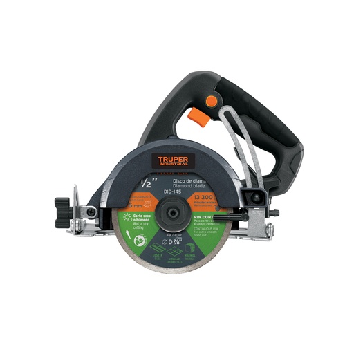 [4813] CORTADORA AZULEJO 1500W 4-1/2" CAZE-4-1/2N TRUPER 51134