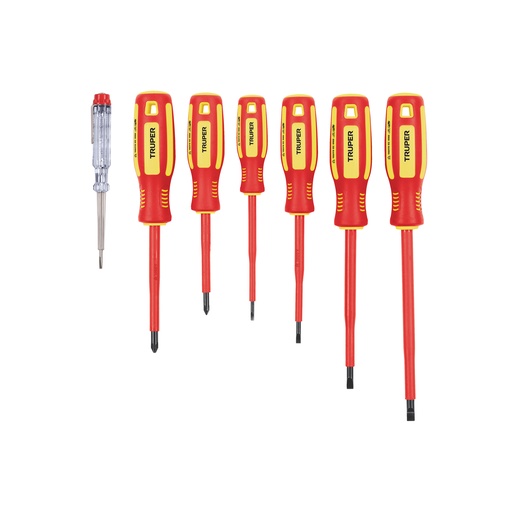 [5135] JGO. DESATORN DIELECTRICO C/PROBADOR DTJ-7D TRUPER 19388