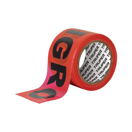 [5140] CINTA PLAST PELIGRO ROJA 100M CIDE-102      TRUPER 39064